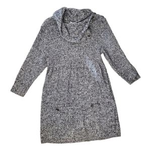 🥳H.P.🥳Black "static" Sweater dress